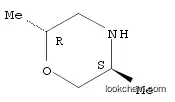 Molecular Structure of 1130053-86-9 (Morpholine, 2,5-dimethyl-, (2R,5S)-)